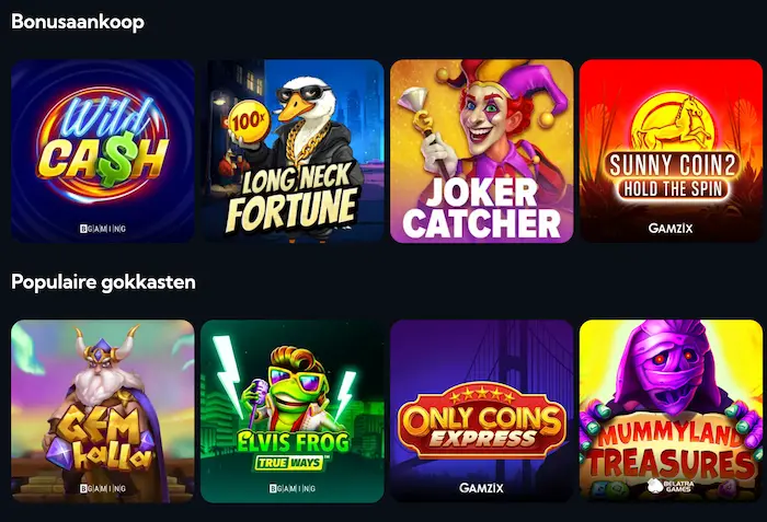 Spinalto Casino NL games